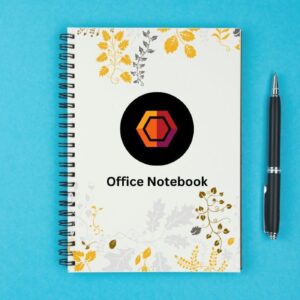 Personalized Notebook with brand printed for office use