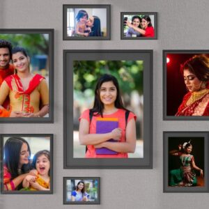 Personalized Photos with frames hanged on wall printed at PrincePrints